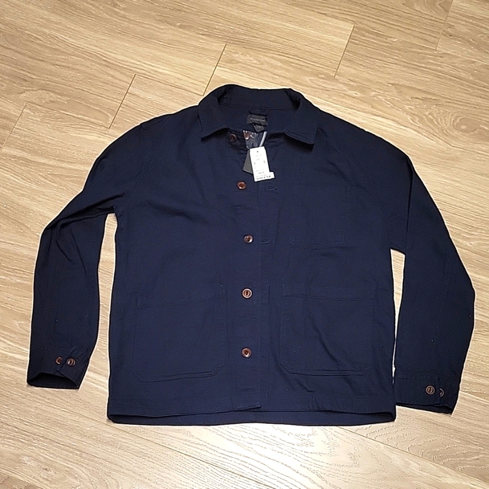 MAGASCHONI MEN'S NAVY COTTON SHIRT Brand new with tags!